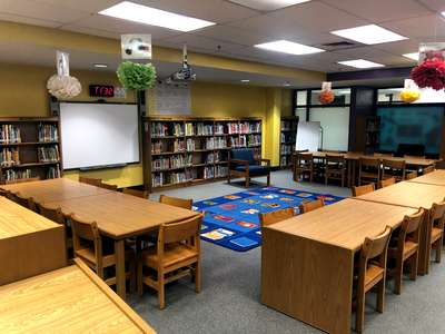 Booker T. Washington Elementary School Library in Lexington