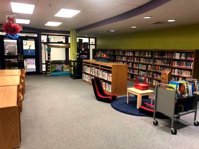 Booker T. Washington Elementary School Library in Lexington
