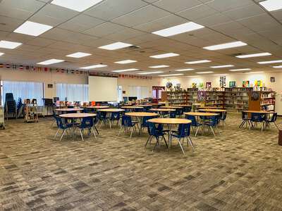 Johnson - Walter Junior High School Academy of International Studies Library in Las Vegas