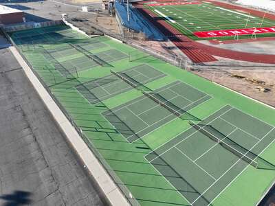 Valley High School Tennis Courts in Las Vegas