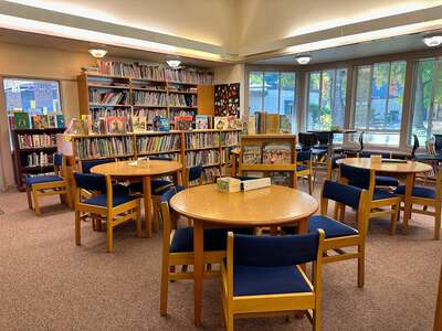 Mary Collins Charter School Library in Petaluma
