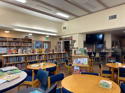 Mary Collins Charter School Library in Petaluma