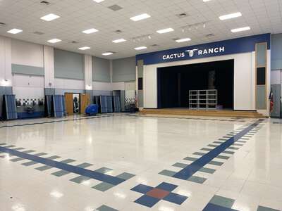 Cactus Ranch Elementary School Cafeteria in Round Rock