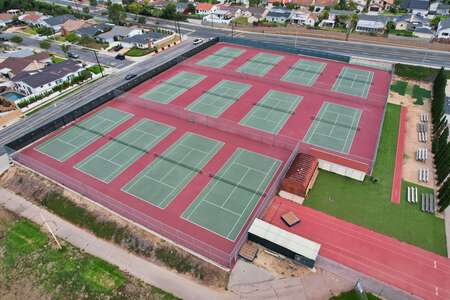 West High School Tennis Courts in Torrance