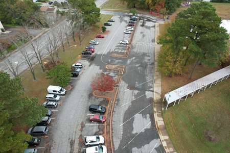 Salem Elementary School Parking Lot in Virginia Beach