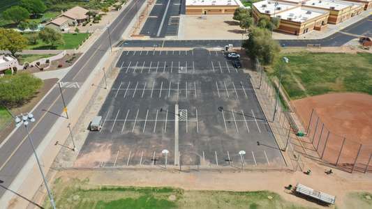 South Valley Junior High School Parking Lot 3 in Gilbert