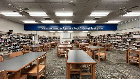 Tropic Isles Elementary School Library in North Fort Myers