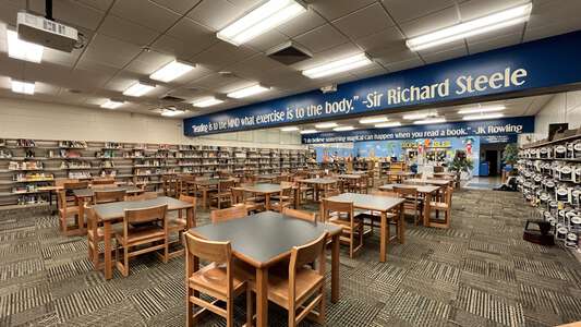 Tropic Isles Elementary School Library in North Fort Myers