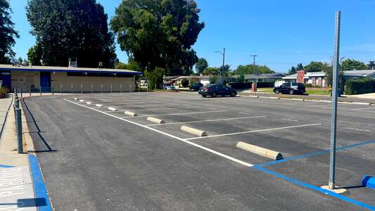 Monte Vista School Parking Lot - Side in Simi Valley