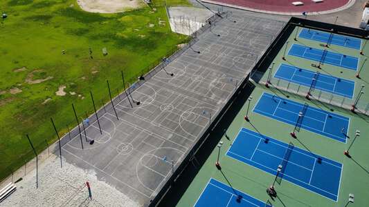 Canyon Crest Academy Outdoor Basketball Courts in San Diego