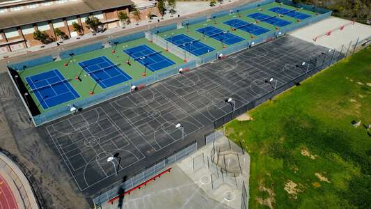 Canyon Crest Academy Outdoor Basketball Courts in San Diego