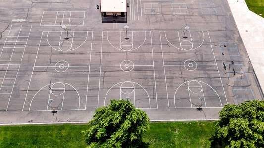La Rosa Elementary School Outdoor Basketball Courts in Ceres 2