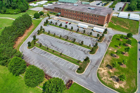 Bay Creek Middle School Parking Lot - Rear in Grayson