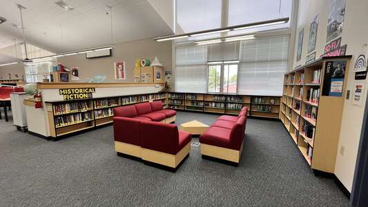 Madison Middle School Library in Eugene