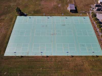Hill Middle School (1871) Outdoor Basketball Courts in Tampa