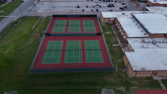 MacArthur High School Tennis Courts in Houston