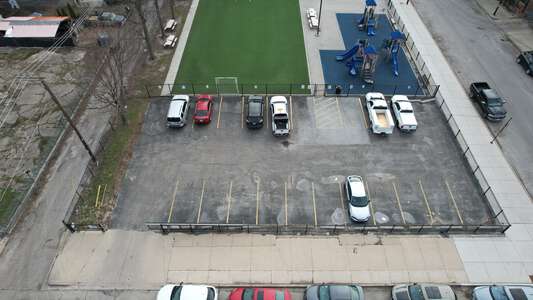 Pilsen Elementary Community Academy Parking Lot in Chicago 2