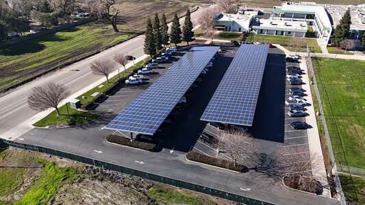 Ronald E. McNair High School Parking Lot - Visitors in Stockton