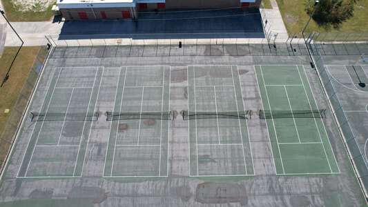 Bayside Middle School Tennis Courts in Virginia Beach