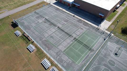 Bayside Middle School Tennis Courts in Virginia Beach