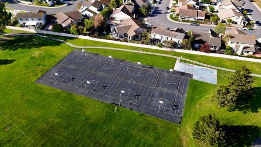 Venado Middle School Outdoor Basketball Courts 1 in Irvine