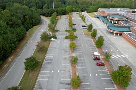 Mountain View High School Parking Lot - Main Front in Lawrenceville 2