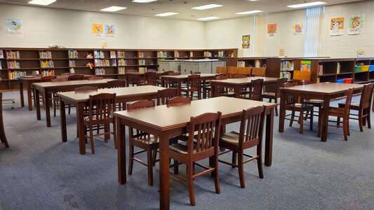 Suder Elementary School Media Center in Jonesboro