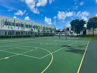 Thomas Jefferson Biscayne Gdn K-8 Academy Outdoor Basketball Courts in Miami