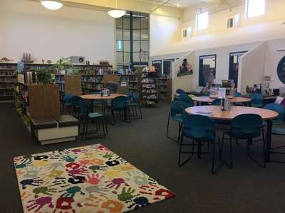 Sunset Ridge Elementary School Library in Pacifica