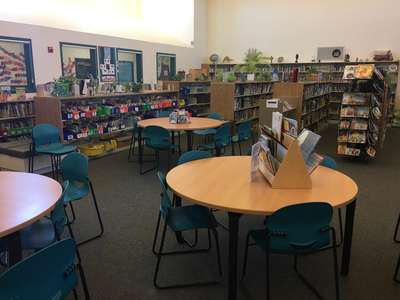 Sunset Ridge Elementary School Library in Pacifica