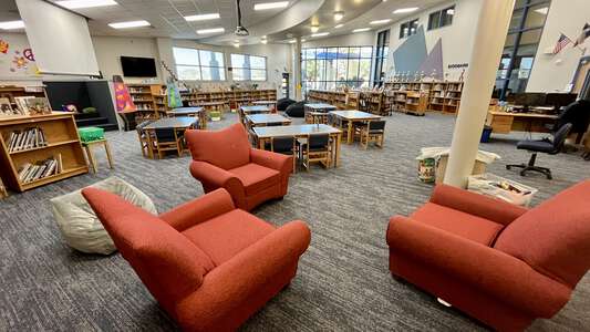 Gentry Elementary School Library in Mesquite