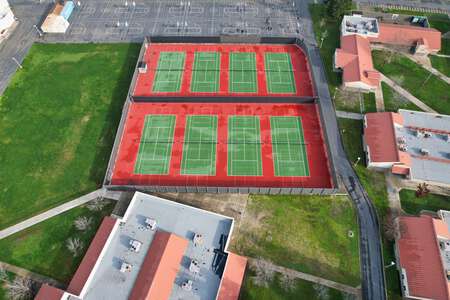 Monterey Trail High School Tennis Courts in Elk Grove