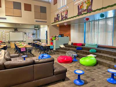 Priest - Richard C. Elementary School Library in North Las Vegas