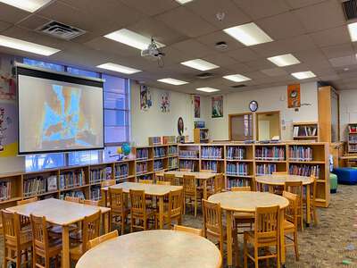 Griegos Elementary School Library in Albuquerque