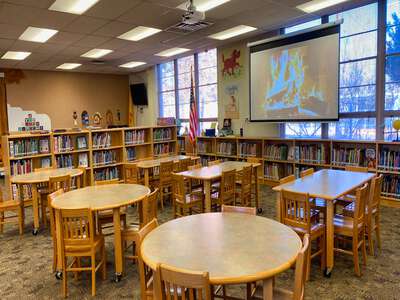 Griegos Elementary School Library in Albuquerque