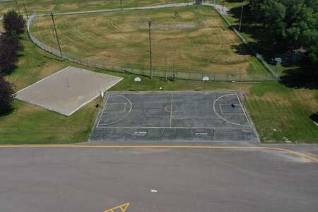 Franklin Middle School Outdoor Basketball Courts in Pocatello