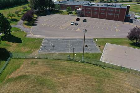 Franklin Middle School Outdoor Basketball Courts in Pocatello