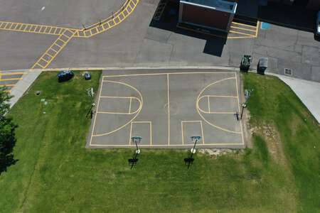 Franklin Middle School Outdoor Basketball Courts in Pocatello