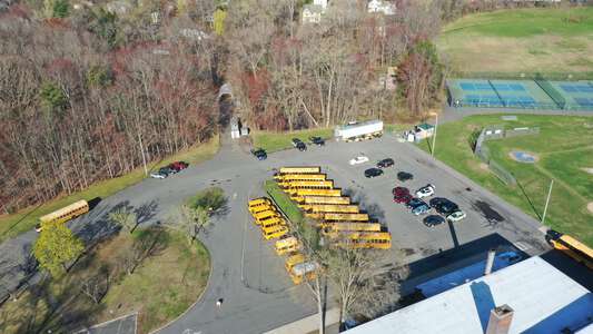Amherst-Pelham Regional Middle School Parking Lot - Front in Amherst