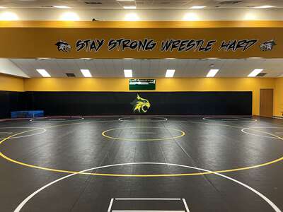 Benbrook Middle-High School Wrestling Practice Room in Benbrook