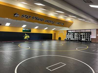 Benbrook Middle-High School Wrestling Practice Room in Benbrook