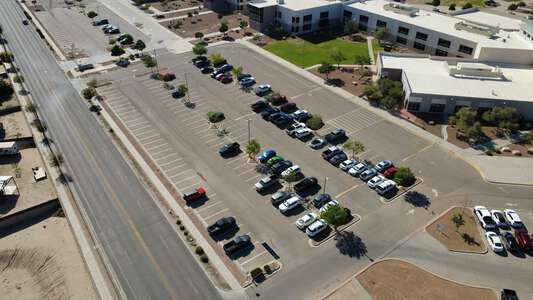 Eastlake High School Parking Lot - Front in El Paso 2