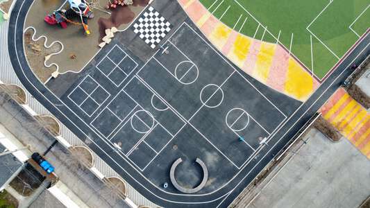 Pritzker - A.N. Pritzker School Outdoor Basketball Courts in Chicago