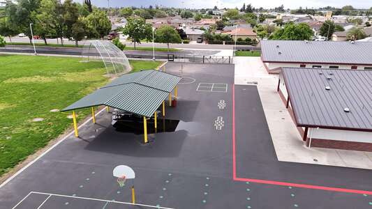 Caswell Dual Language Academy, Academia Bilingüe Elementary School Blacktop 2 in Ceres 2
