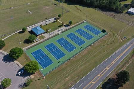 Cleveland High School Tennis Courts in Clayton