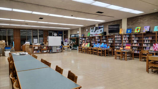 Morgan Park High School Library in Chicago