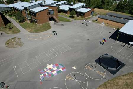 Rosa Parks Elementary School Outdoor Basketball Courts in Redmond