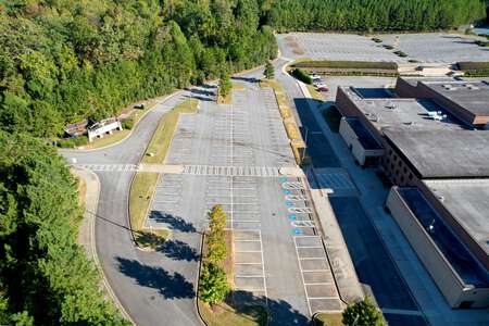 Lanier High School Parking Lot - East in Sugar Hill