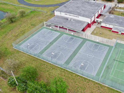 Memorial Middle School Outdoor Basketball Courts in Orlando