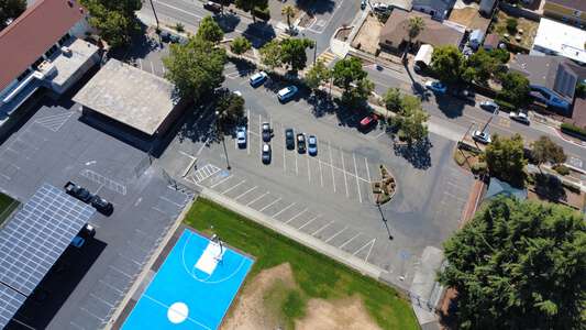 Decoto Campus Parking Lot in Union City